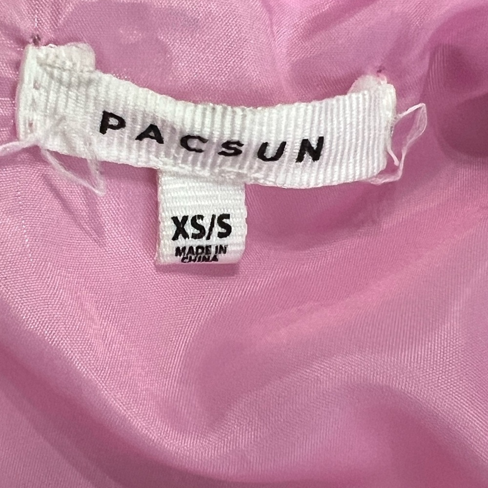 NWOT PacSun Pink Oversized Puffer Vest Size XS - Picture 5 of 5